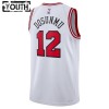 Canotte Bambino Chicago Bulls Ayo Dosunmu 12 Nike 2022-23 Association Edition Bianco Swingman